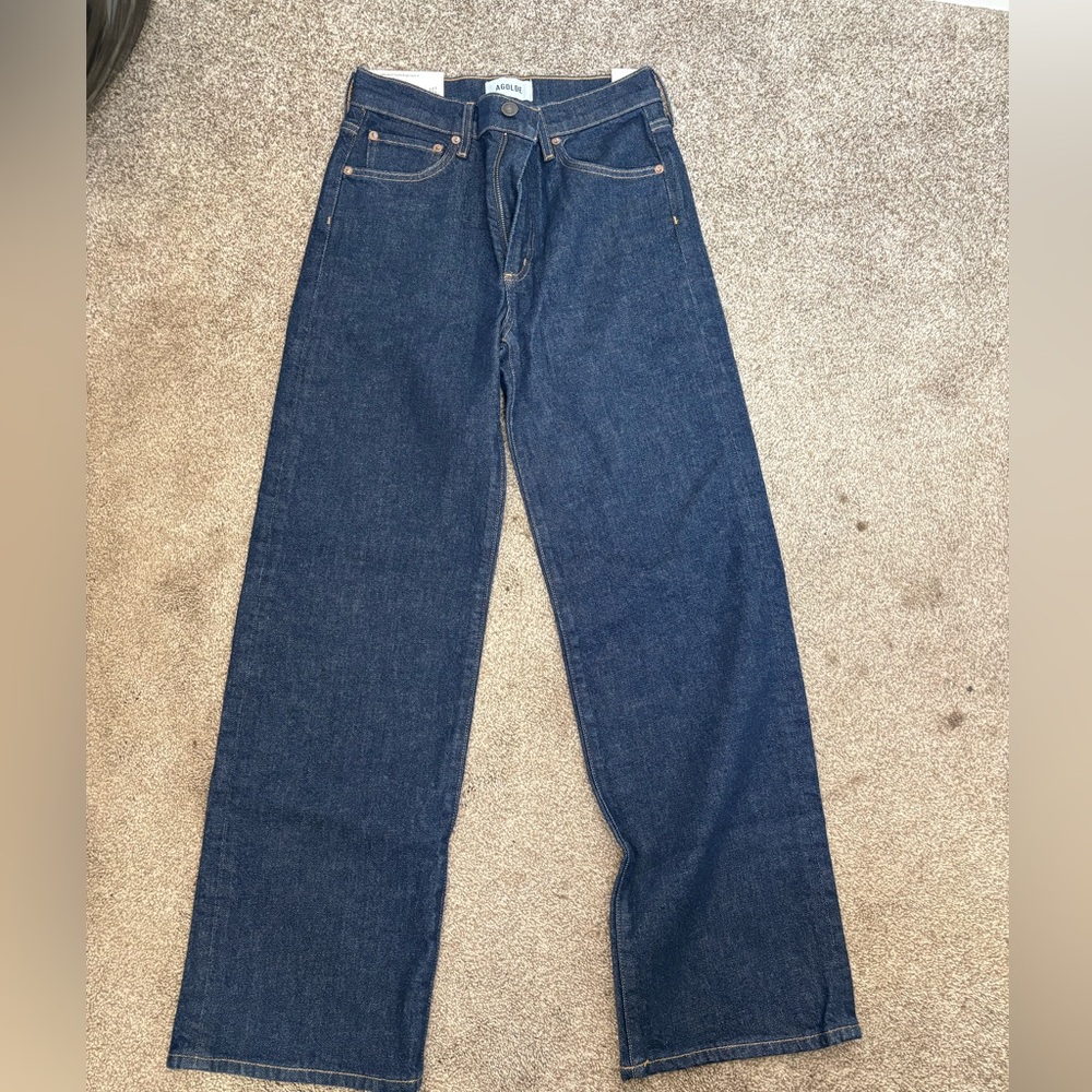 NWT Agolde Harper Petite Jean in Reissue